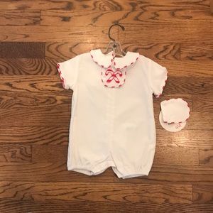 Funtasia White corduroy bubble with removable tab